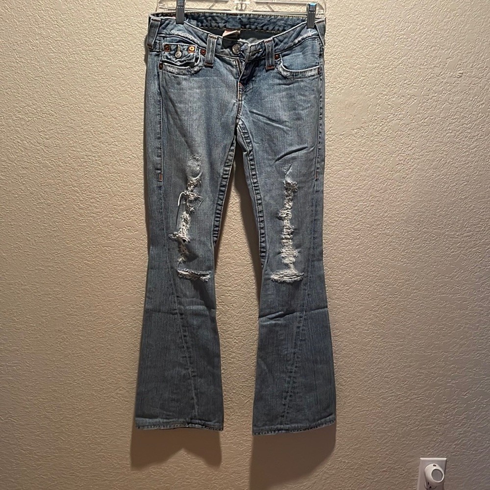 True religion light blue jeans Joey. Sz 26